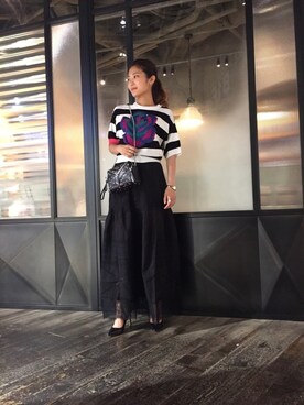 「デニムから始まったライフスタイルブランド」｜「アイテム（パンプス）」を使った、nanaさん（レディース・167cm）の夏コーディネート