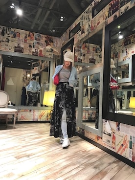 「デニムから始まったライフスタイルブランド」｜「アイテム（ジャケット/アウター）」を使った、nanaさん（レディース・167cm）の春コーディネート