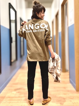 「アイテム（トップス、ベージュ系）」を使った、𝚢𝚞𝚛𝚒𝚔𝚘❥さん（レディース・160cm）の夏コーディネート