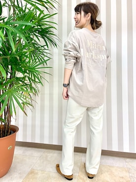 「RAG MACHINE（ラグマシーン）のアイテム」を使った、𝚢𝚞𝚛𝚒𝚔𝚘❥さん（レディース・160cm）の夏コーディネート