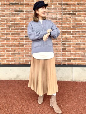 𝚢𝚞𝚛𝚒𝚔𝚘❥さん（レディース・160cm）の秋コーディネート