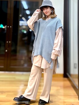 「RAG MACHINE（ラグマシーン）のアイテム」を使った、𝚢𝚞𝚛𝚒𝚔𝚘❥さん（レディース・160cm）の冬コーディネート
