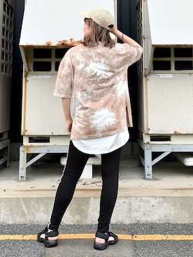 「RAG MACHINE（ラグマシーン）のアイテム（トップス）」を使った、𝚢𝚞𝚛𝚒𝚔𝚘❥さん（レディース・160cm）の春コーディネート