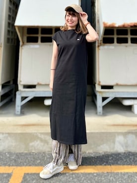 「CONVERSE（コンバース）のアイテム（帽子）」を使った、𝚢𝚞𝚛𝚒𝚔𝚘❥さん（レディース・160cm）の春コーディネート