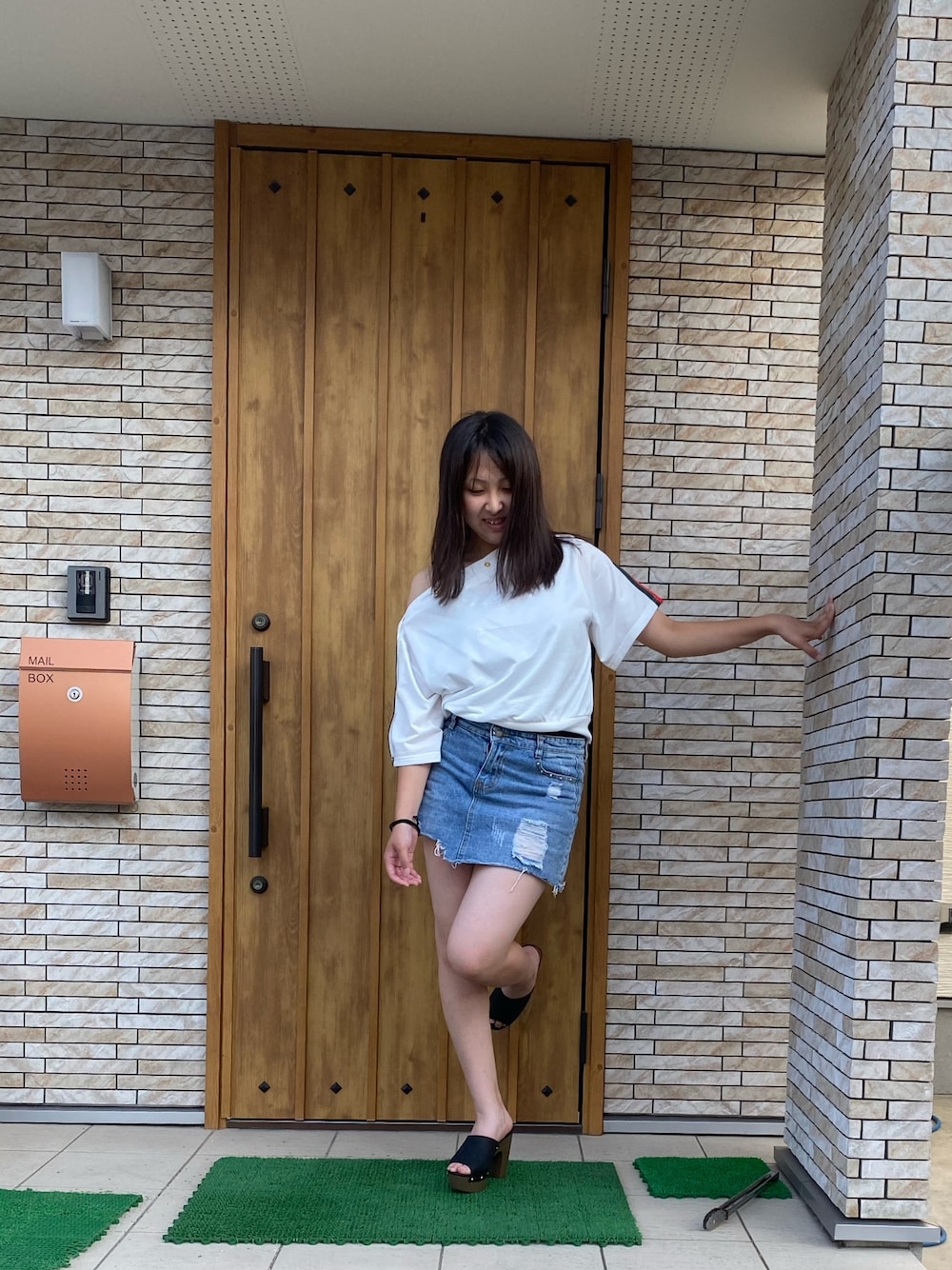 d.i.a. タンク ギャル d.i.a.系 ギャル服 白ニット&ヒョウ柄タンクトップ GAL - メルカリ