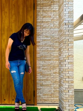「お買い物」｜「アイテム（アクセサリー）」を使った、misakiさん（レディース・157cm）の夏コーディネート