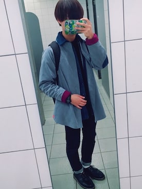 「はらぺこ商店」｜ざさん（メンズ・164cm）の秋コーディネート