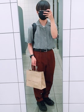 「NAUGHTIAM（ノーティアム）のアイテム」を使った、ざさん（メンズ・165cm）の春コーディネート