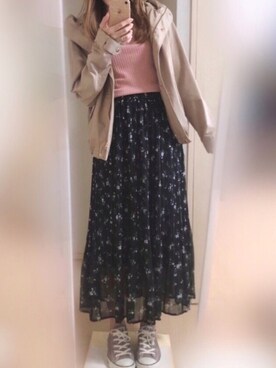 みぃー❤︎さん（レディース・156cm）の秋コーディネート