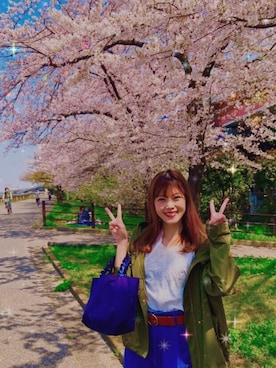 みぃー❤︎さん（レディース・156cm）の春コーディネート