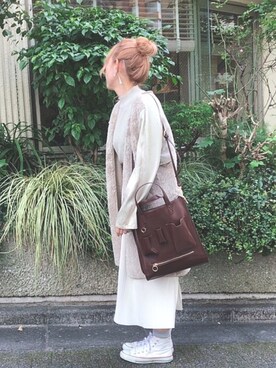 みぎみみさん（レディース・161cm）の秋コーディネート