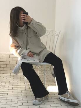 みぎみみさん(レディース・161cm)の冬コーディネート