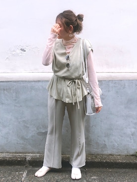 みぎみみさん(レディース・161cm)の春コーディネート