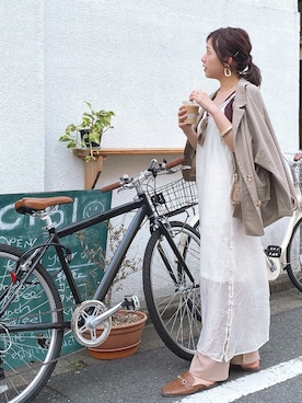 みぎみみさん（レディース・161cm）の春コーディネート