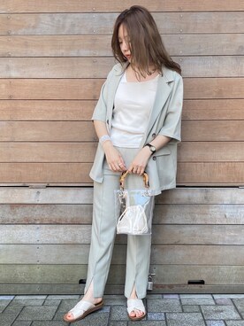 みぎみみさん（レディース・161cm）の夏コーディネート