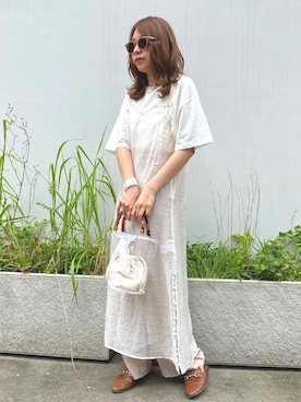 みぎみみさん（レディース・161cm）の夏コーディネート