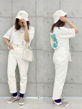 みぎみみさん（レディース・161cm）の夏コーディネート