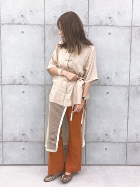 みぎみみさん（レディース・161cm）の秋コーディネート