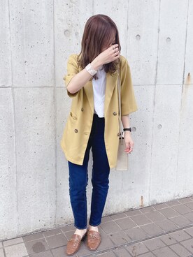 みぎみみさん（レディース・161cm）の秋コーディネート