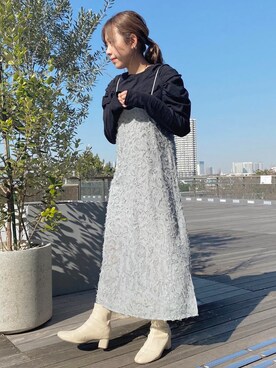 みぎみみさん（レディース・161cm）の冬コーディネート