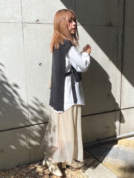 みぎみみさん(レディース・161cm)の春コーディネート