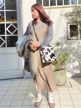 みぎみみさん(レディース・161cm)の春コーディネート