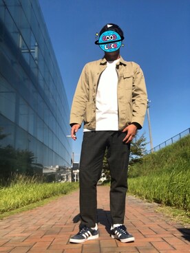 「アイテム（カバーオール）」を使った、かいと さん（メンズ・179cm・10代）の秋コーディネート
