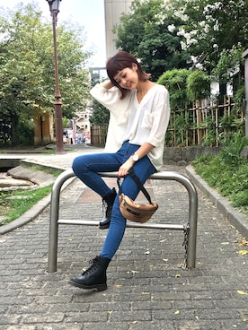 「chuu（チュー）のアイテム」を使った、Yukkyさん（レディース・165cm）の夏コーディネート