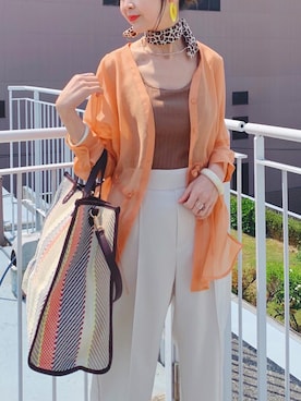 Yukkyさん（レディース・165cm）の春コーディネート