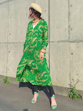 「VIS（ビス）のアイテム（ワンピース/ドレス）」を使った、Yukkyさん（レディース・165cm）の春コーディネート