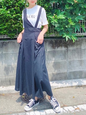 「VIS（ビス）のアイテム（ワンピース/ドレス）」を使った、Yukkyさん（レディース・165cm）の夏コーディネート