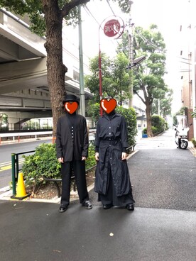 「ami（アミ）のアイテム（ジャケット/アウター）」を使った、りんです。さん（レディース・162cm）の秋コーディネート