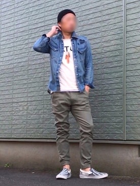 のぶさん（メンズ・167cm）の春コーディネート