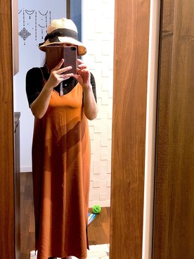 「N.（N. Natural Beauty Basic）（エヌエヌナチュラルビューティーベーシック）のアイテム（帽子）」を使った、yoko...さん（レディース・154cm）の夏コーディネート