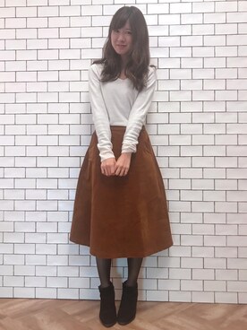 ももこさん（レディース・158cm）の冬コーディネート