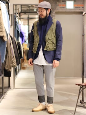菅原 大翔さん(メンズ・173cm)の冬コーディネート