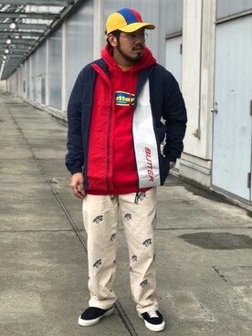 菅原 大翔さん（メンズ・173cm）の春コーディネート