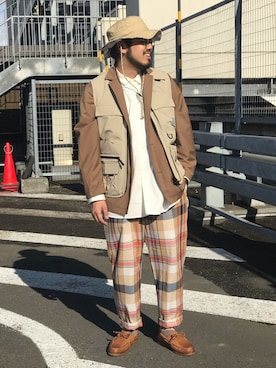 菅原 大翔さん(メンズ・173cm)の春コーディネート