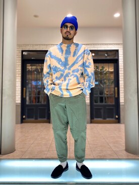 「CHRYSTIE NYC（クリスティーニューヨーク）のアイテム」を使った、菅原 大翔さん（メンズ・173cm）の冬コーディネート