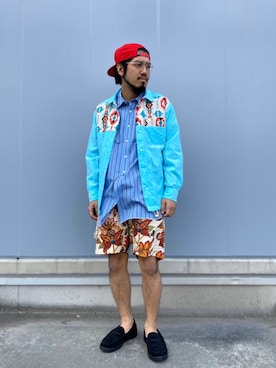 「THUMPERS BROOKLYN NYC USA（サンパース）のアイテム」を使った、菅原 大翔さん（メンズ・173cm）の春コーディネート