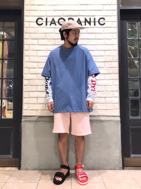 「CHRYSTIE NYC（クリスティーニューヨーク）のアイテム」を使った、菅原 大翔さん（メンズ・173cm）の春コーディネート