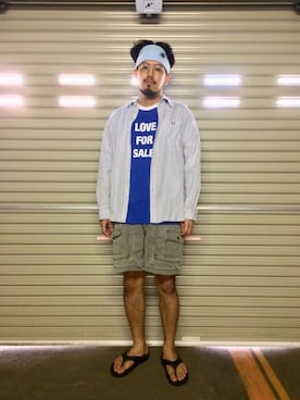 「CHRYSTIE NYC（クリスティーニューヨーク）のアイテム」を使った、菅原 大翔さん（メンズ・173cm）の春コーディネート