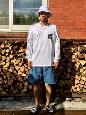 「THUMPERS BROOKLYN NYC USA（サンパース）のアイテム」を使った、菅原 大翔さん（メンズ・173cm）の春コーディネート