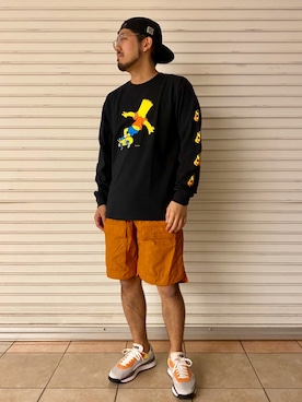 「THUMPERS BROOKLYN NYC USA（サンパース）のアイテム」を使った、菅原 大翔さん（メンズ・173cm）の春コーディネート