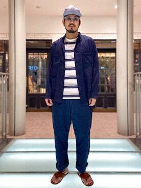 菅原 大翔さん（メンズ・173cm）の夏コーディネート