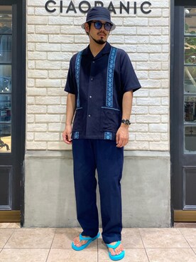 菅原 大翔さん（メンズ・173cm）の夏コーディネート