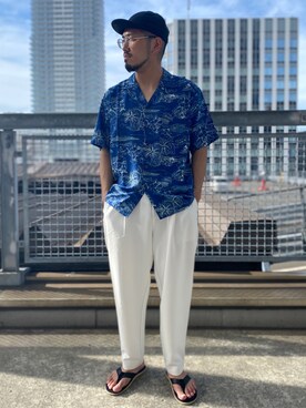 菅原 大翔さん（メンズ・173cm）の夏コーディネート