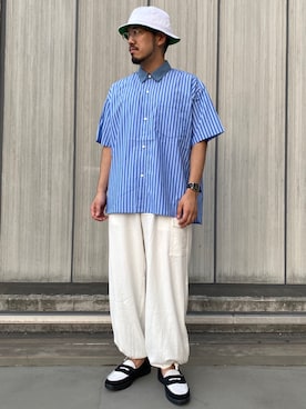 菅原 大翔さん（メンズ・173cm）の夏コーディネート