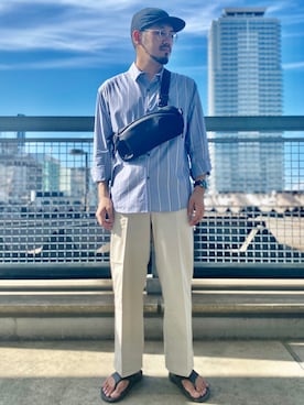 菅原 大翔さん（メンズ・173cm）の夏コーディネート