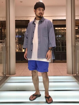 菅原 大翔さん（メンズ・173cm）の夏コーディネート